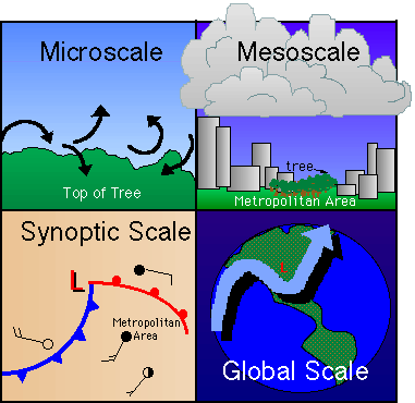 Four Scales of Motion