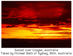 Sunset over Coogee, Australia